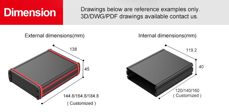 Waterproof Aluminum Project Box