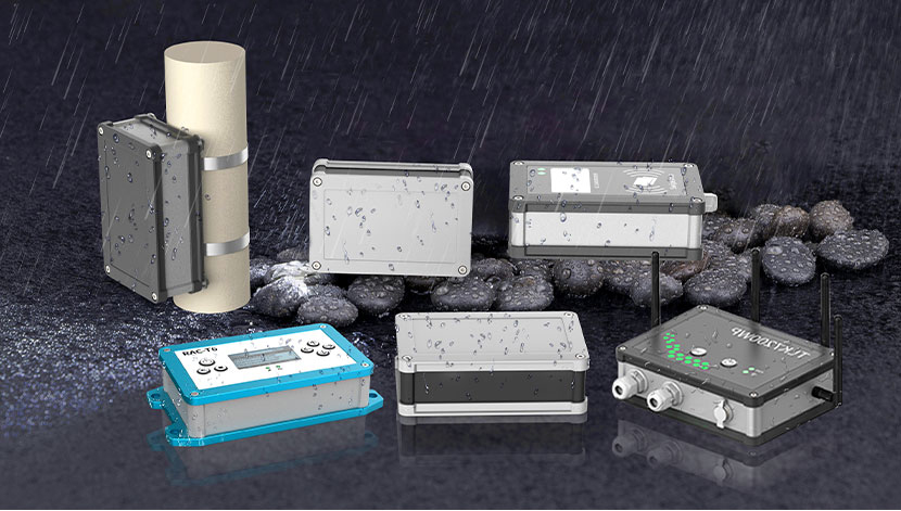 Waterproof electronics enclosure box