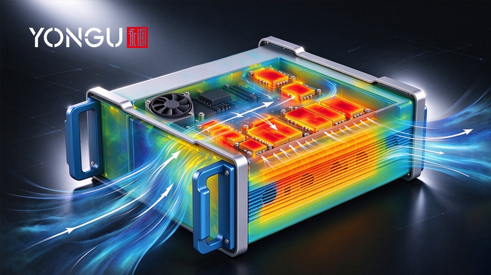heatsink rack mount enclosure