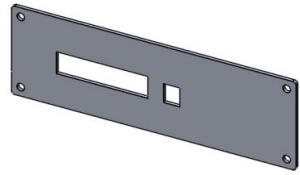 Front and rear panel machining