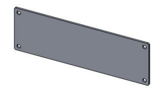 Front and rear panel machining