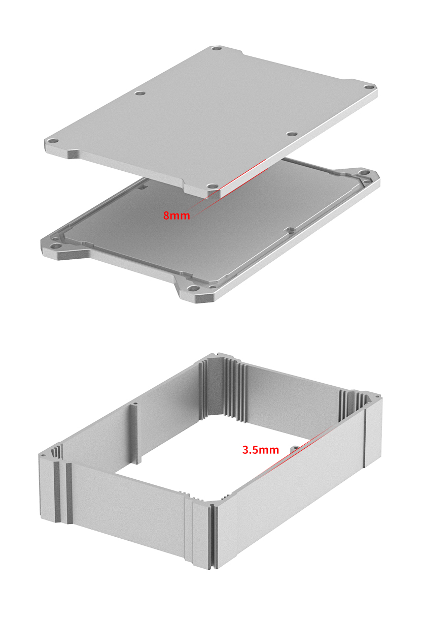 waterproof enclosure for electronics | Case Thickness